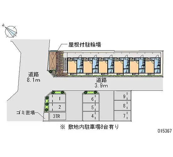 ★手数料０円★越谷市神明町　月極駐車場（LP）